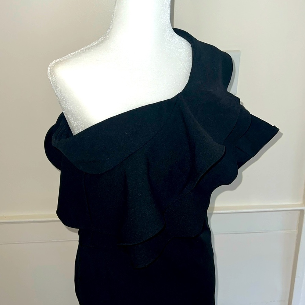 Black Lulus one shoulder dress